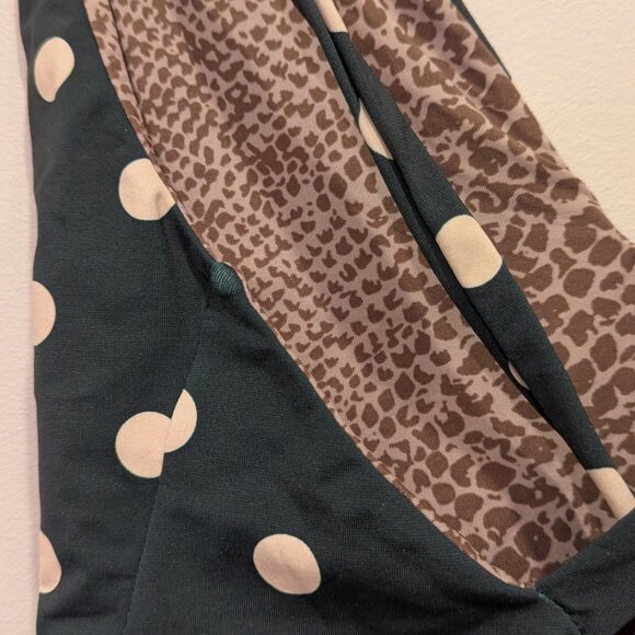 Acacia Bahia Green Dotty One Piece Swimsuit Size L - Picture 6 of 8